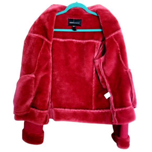 Sherpa Warm Suede Coat Size M - Picture 6 of 13